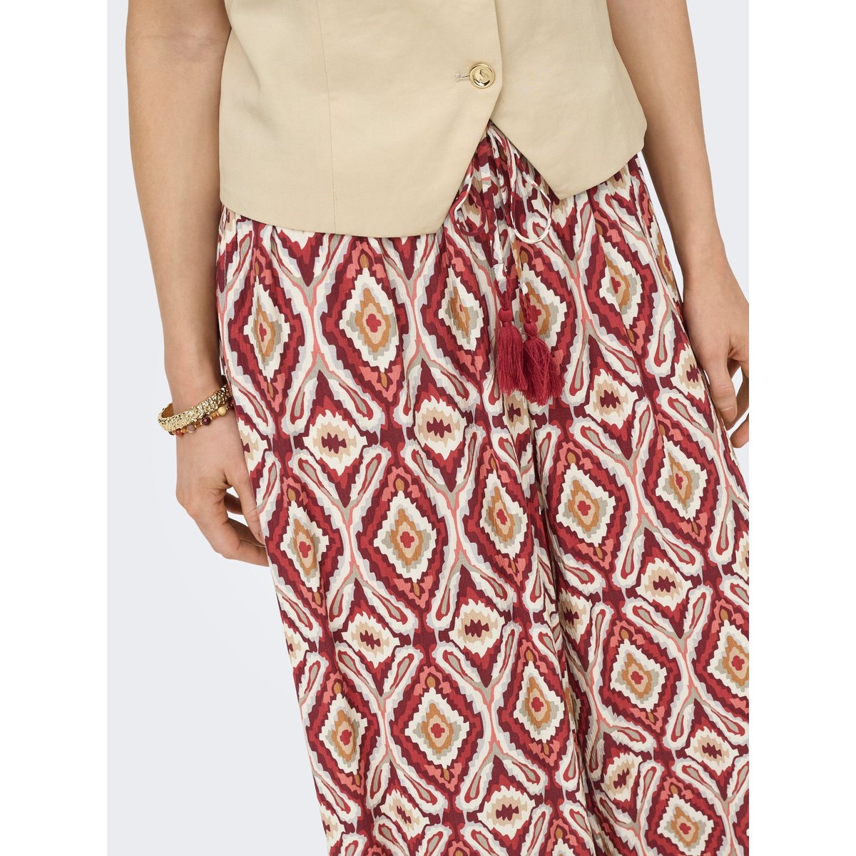 Pantalon brick red, ONLY