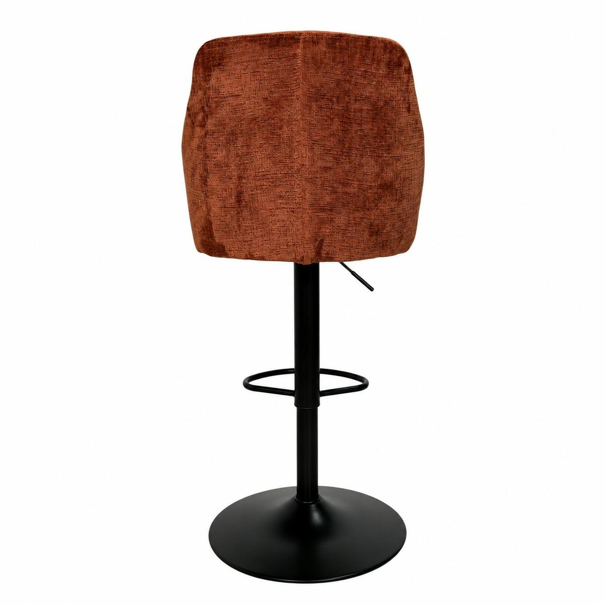Chaise de bar pivotante et réglable (lot de 2) IENA rouille, PIER IMPORT