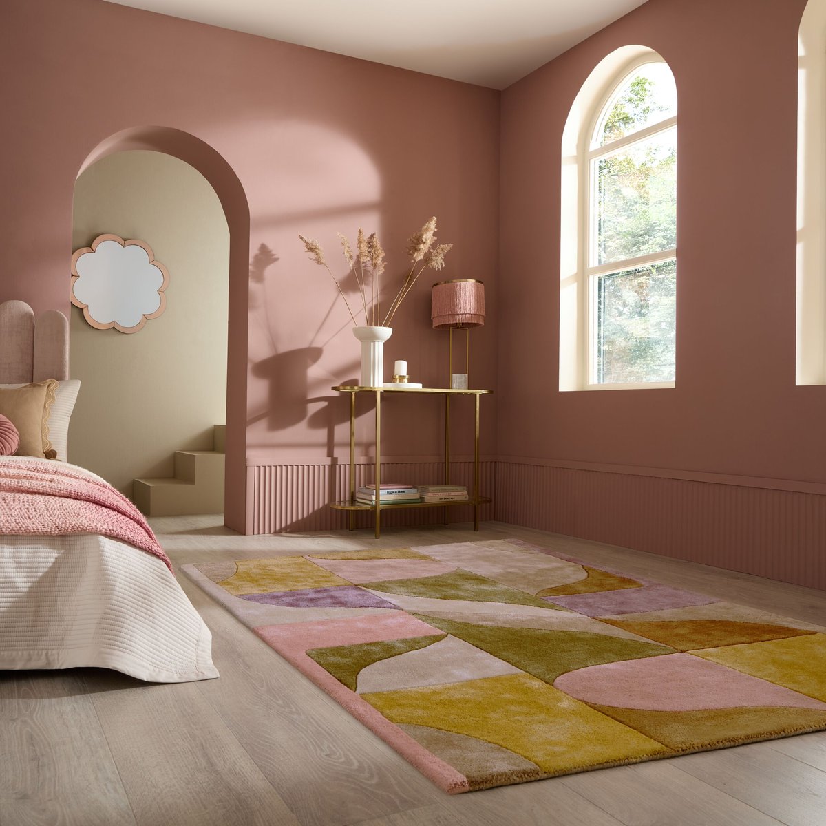Tapis en viscose ILLUMINATE multicolore, FLAIR RUGS