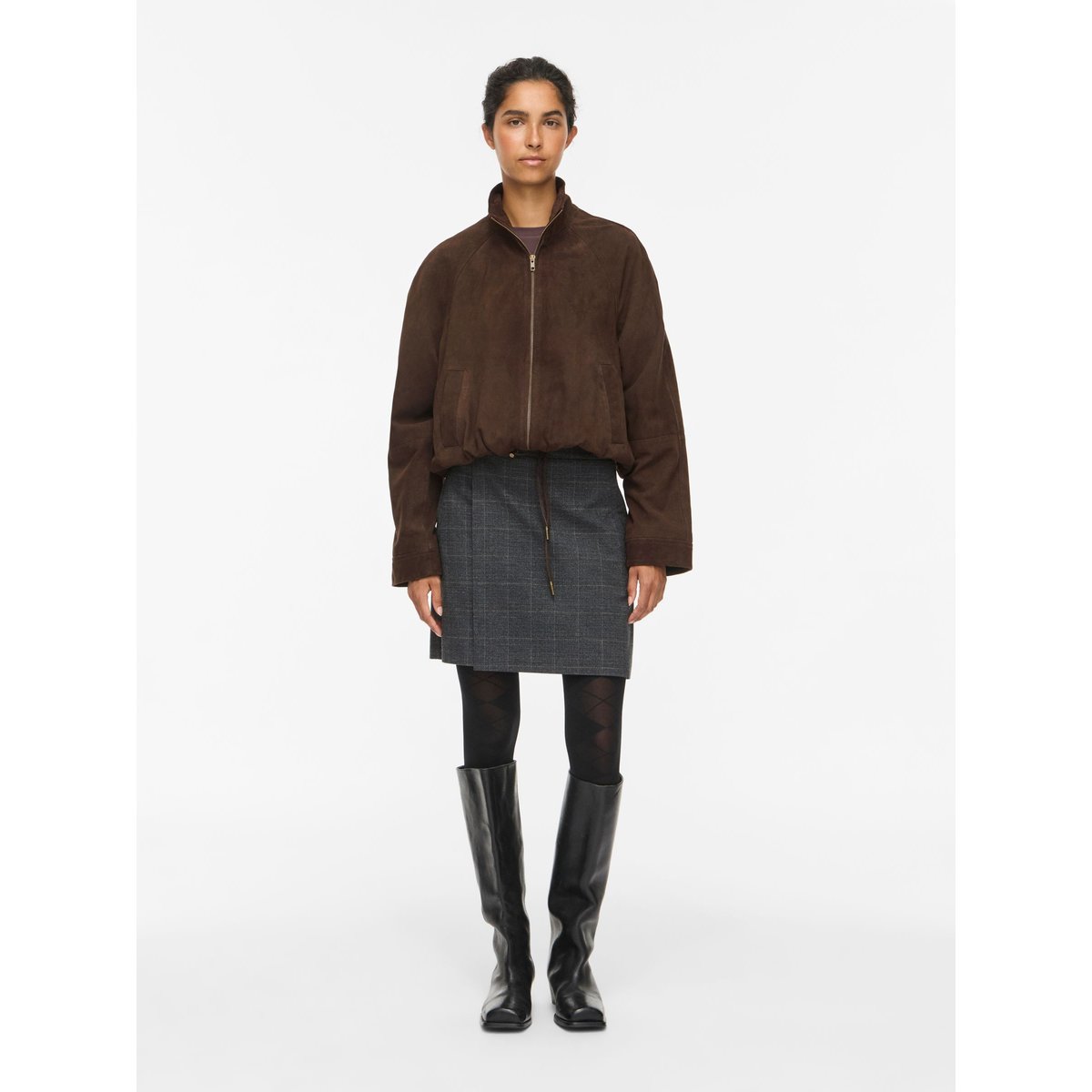 Veste marron - seal brown1, ROUGE EDIT