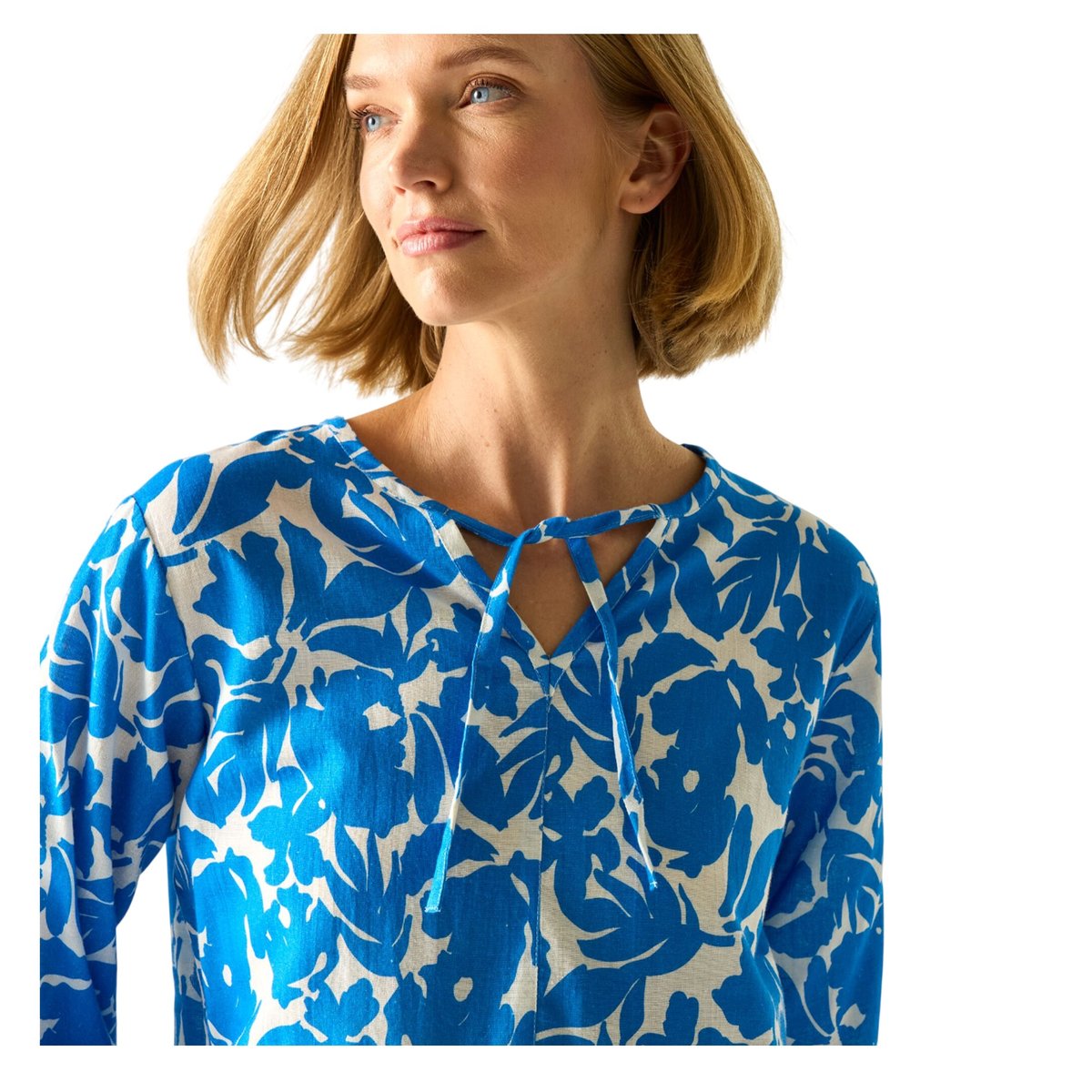 Chemisier motif/style floral PRIMDEN bleu, REGATTA