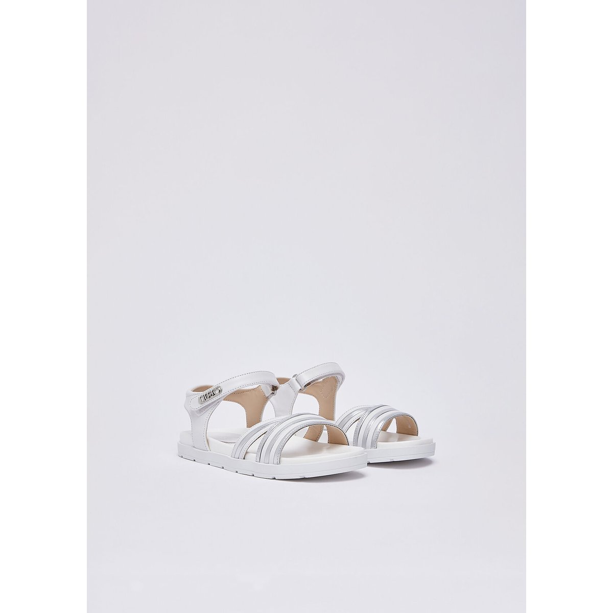 Sandales bicolores blanc, LIU JO