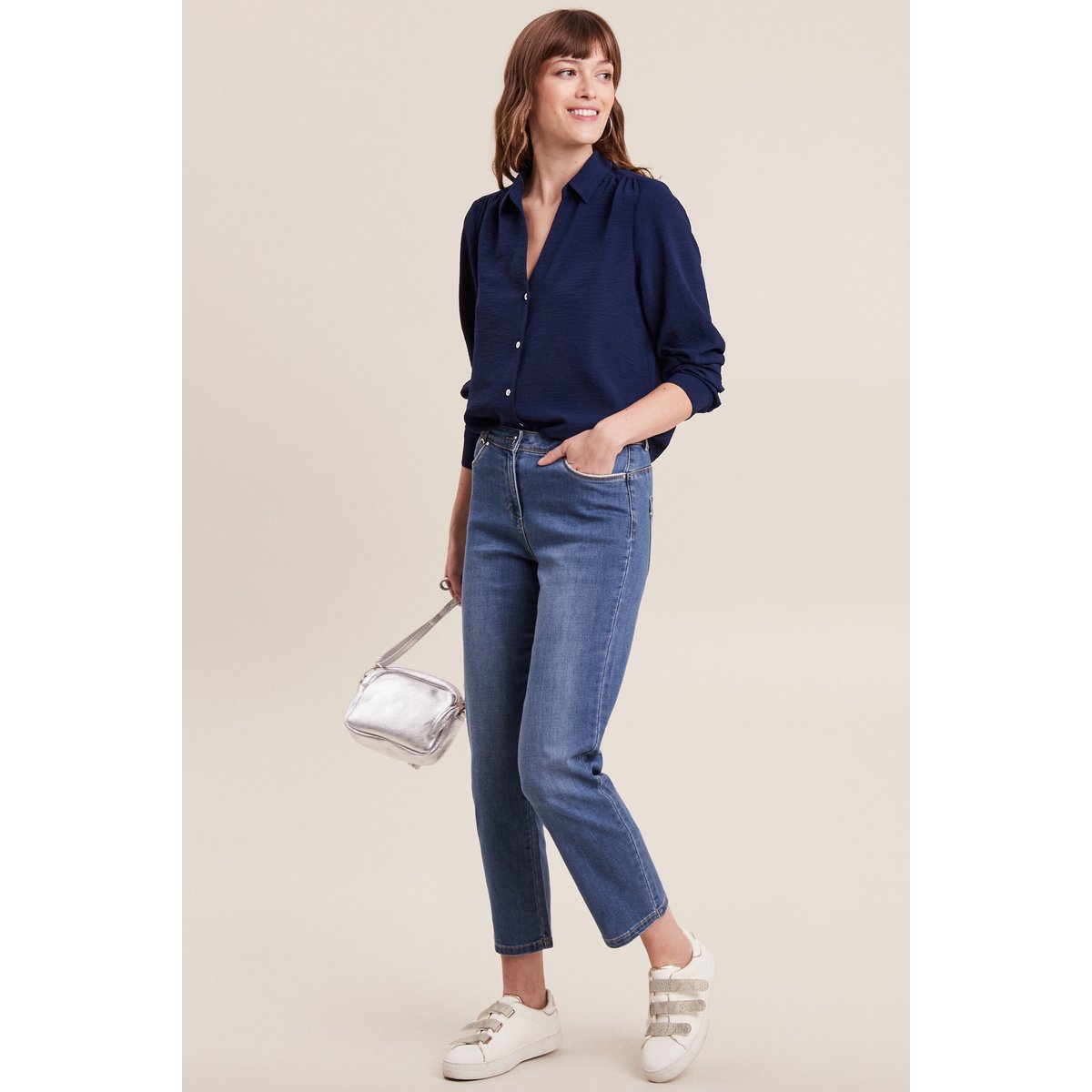Jean 7/8ème denim stone, BREAL