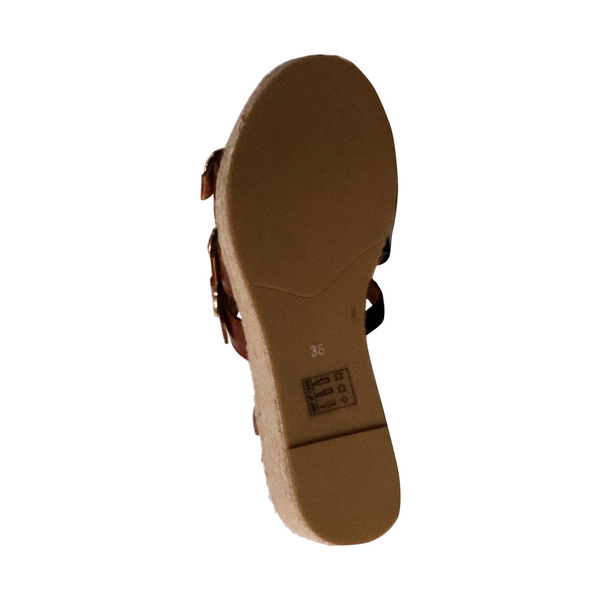 Sandales Compensées Cuir Talia cognac, EMILIE KARSTON