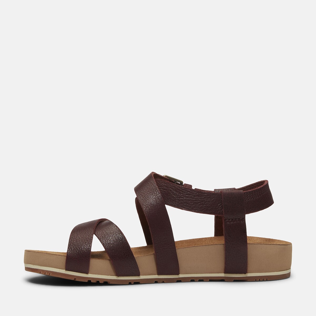 Sandales en cuir Malibu Waves bordeaux foncé, TIMBERLAND