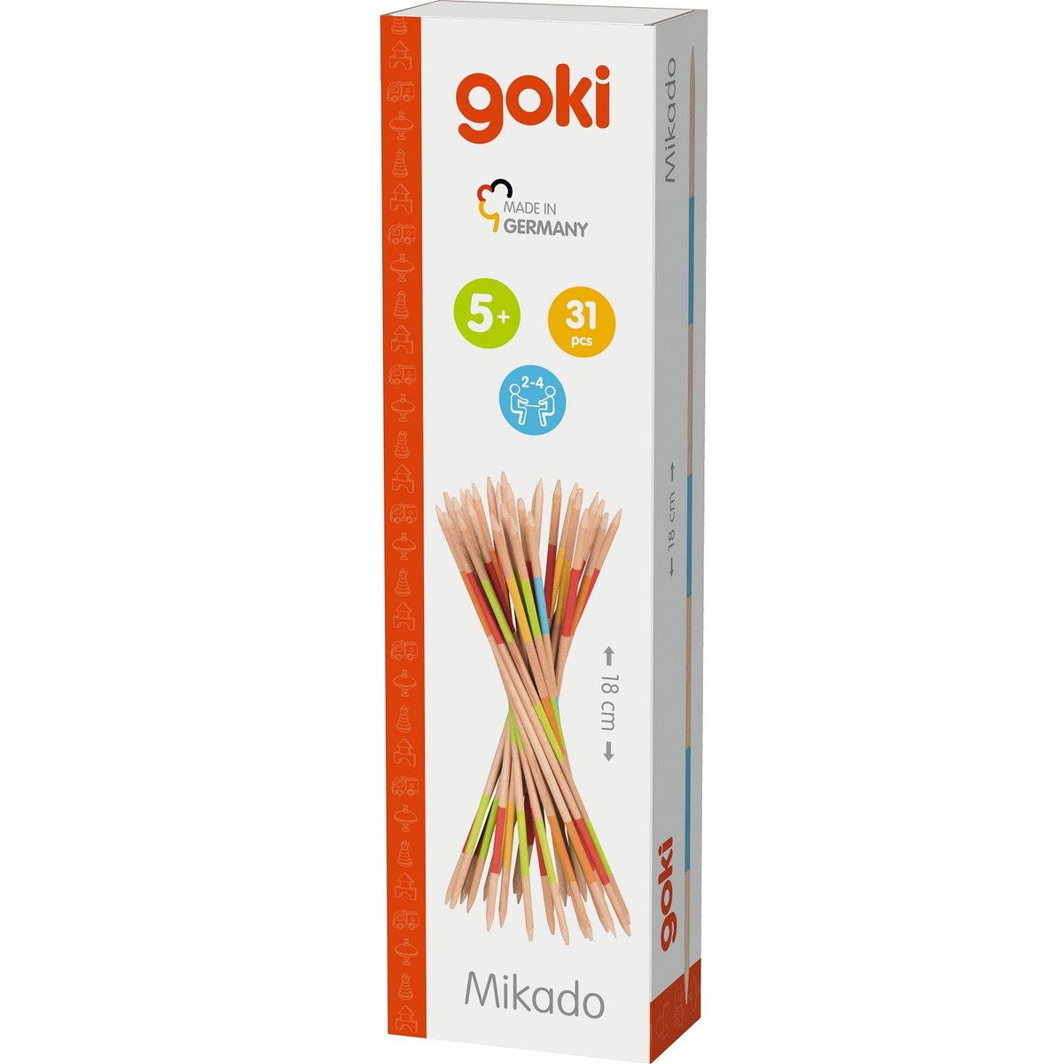 Jeu de mikado beige, GOKI