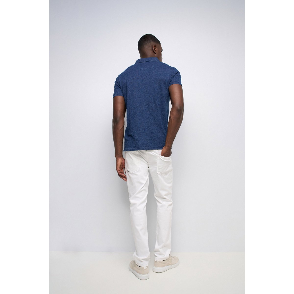 POLO AVEC BRANDING bleu lagon, SALSA JEANS