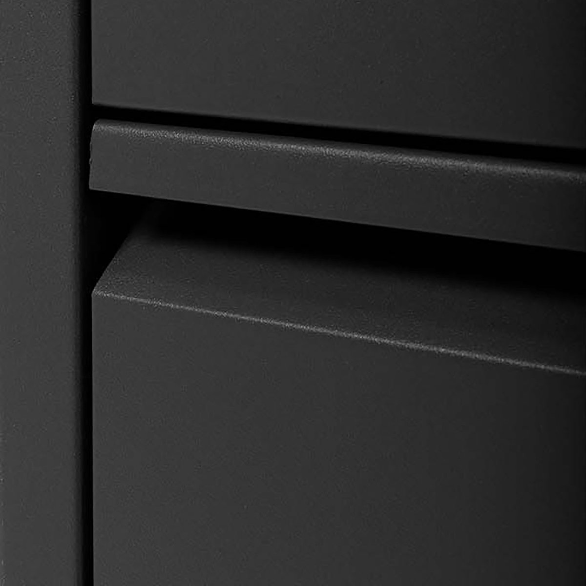 Casier à chaussures 3+1 tiroirs, CARUSO noir, KARE DESIGN
