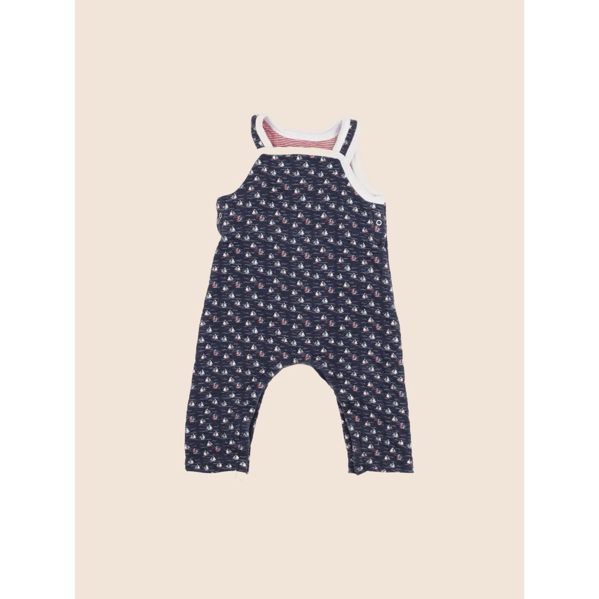 Salopette - Très bon état bleu, PETIT BATEAU