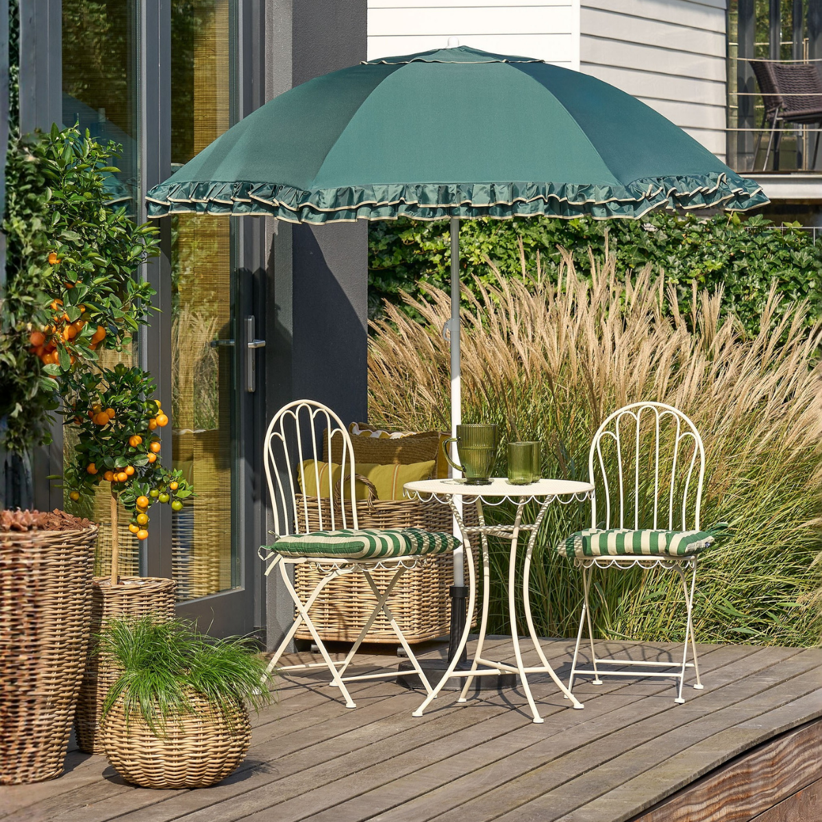 Parasol vert, MICA DECORATIONS