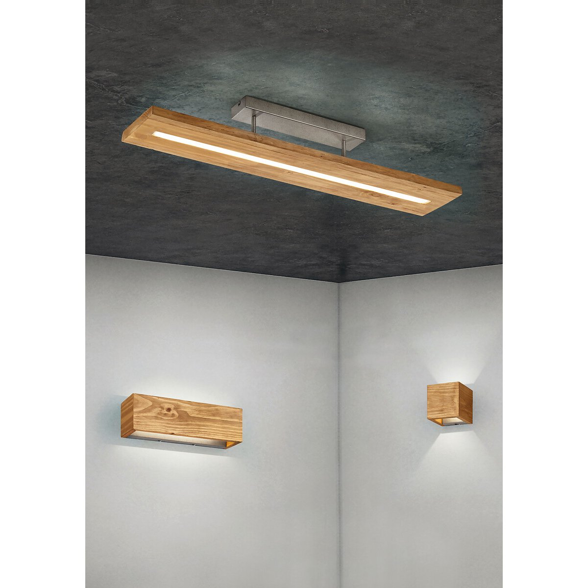 Aplique Brad, da Trio Lighting castanho, TRIO LIGHTING
