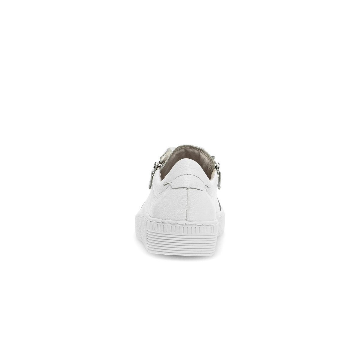 Baskets en cuir à talon compensé blanc, GABOR