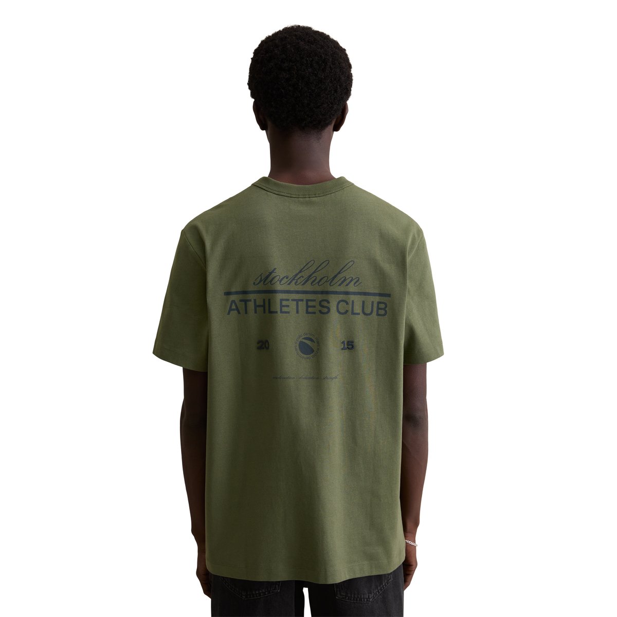 T-shirt relaxed en jersey de coton bio épais vert fonce, MARC O’POLO DENIM