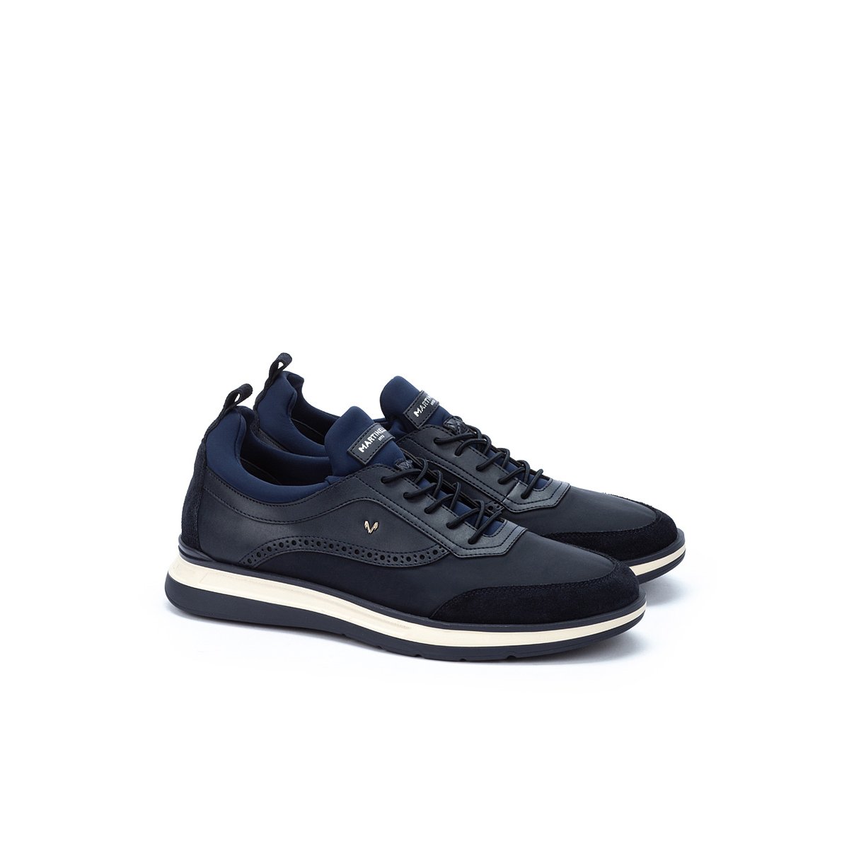 Baskets cuir Walden darkblue, MARTINELLI