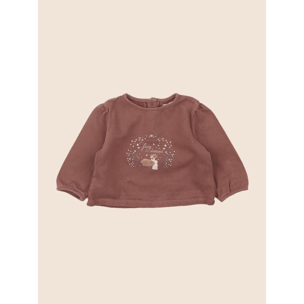 Sweat - Très bon état marron, VERTBAUDET