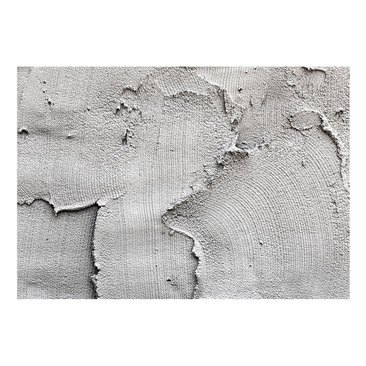 Papier peint intissé panoramique Concrete nothingness gris / argent, EDEN