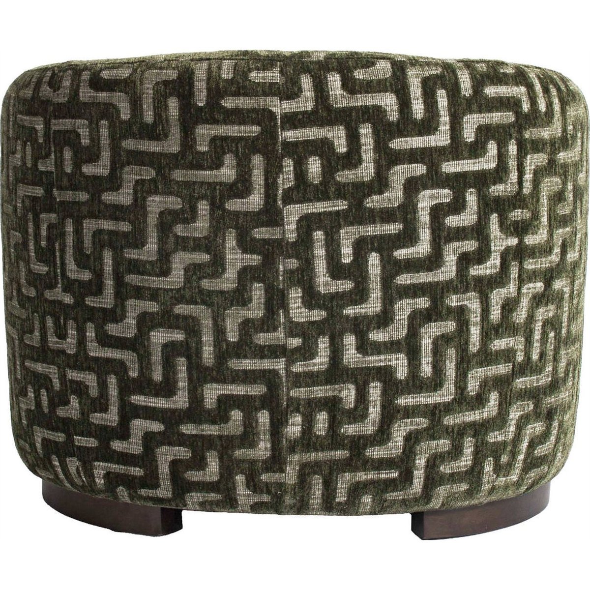 Fauteuil lounge motif géométrique mousse labyrinthe, RECOLLECTION