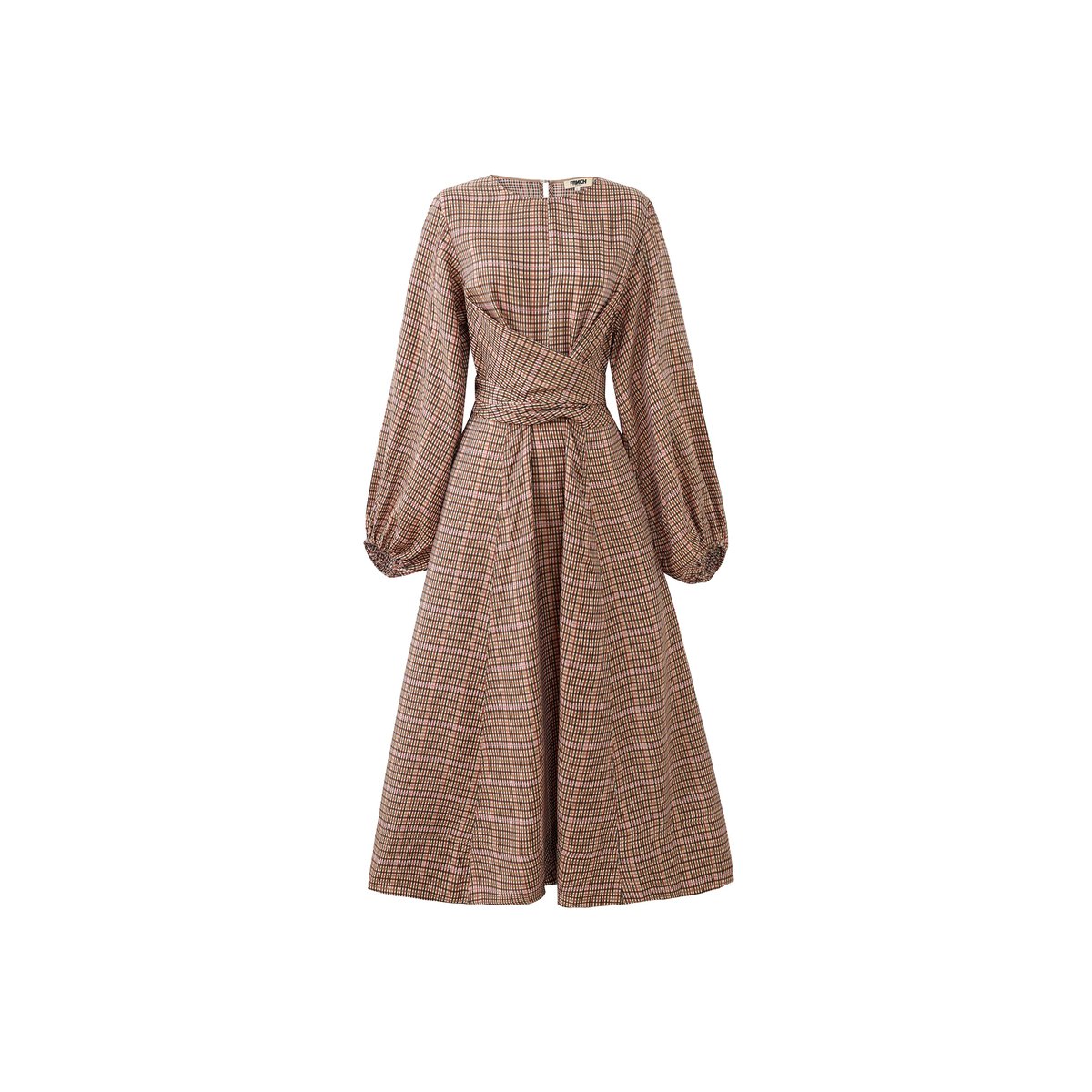 Robe APOLLINAIRE marron ocre, FRNCH