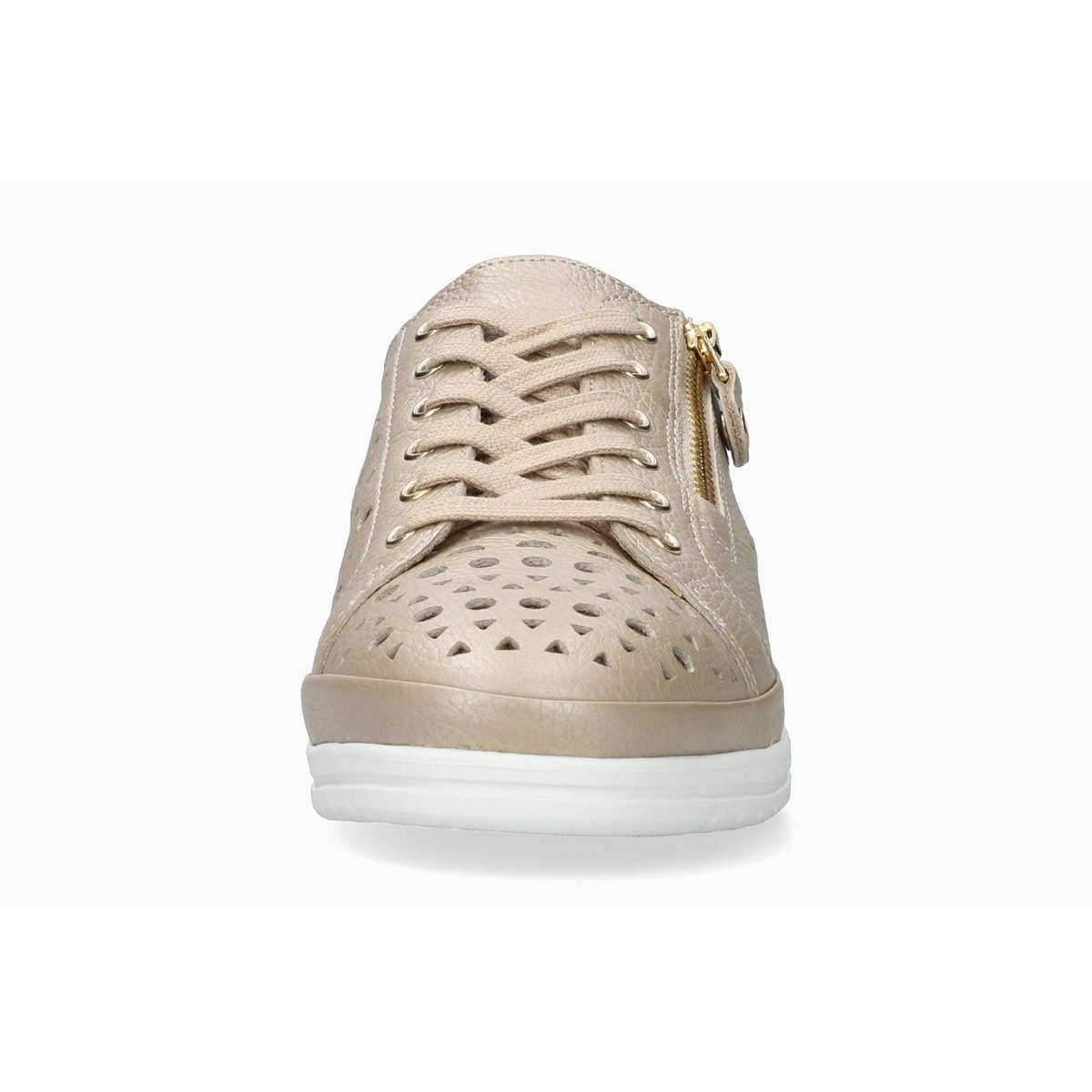 Baskets en cuir JUNE PERF beige 5147, MEPHISTO
