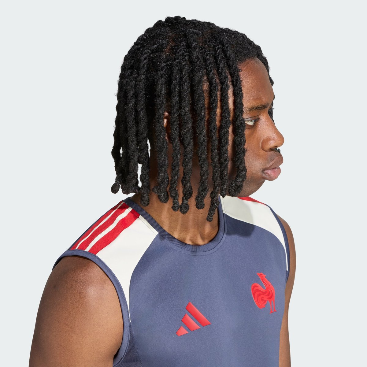 Débardeur De Rugby France Débardeur De Rugby France shadow navy / cream white, adidas Performance