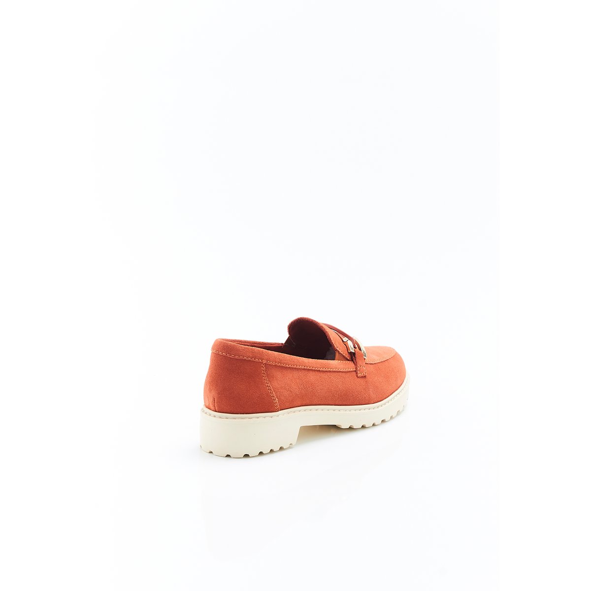 Mocassins crantés avec chaînette Amortyl rose abricot intense, DAMART