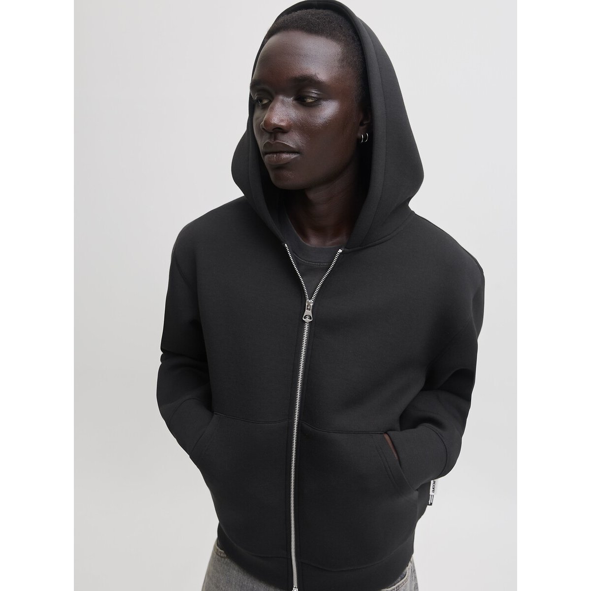 Sweat zippé, à capuche, LEGACY noir, JACK & JONES