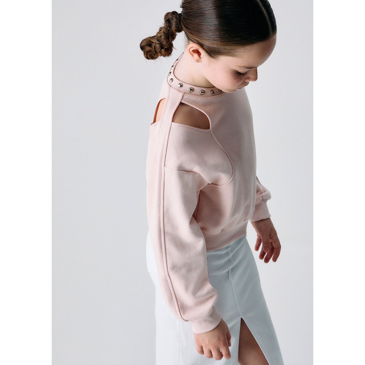 Sweat avec découpes rose pêche, LIU JO