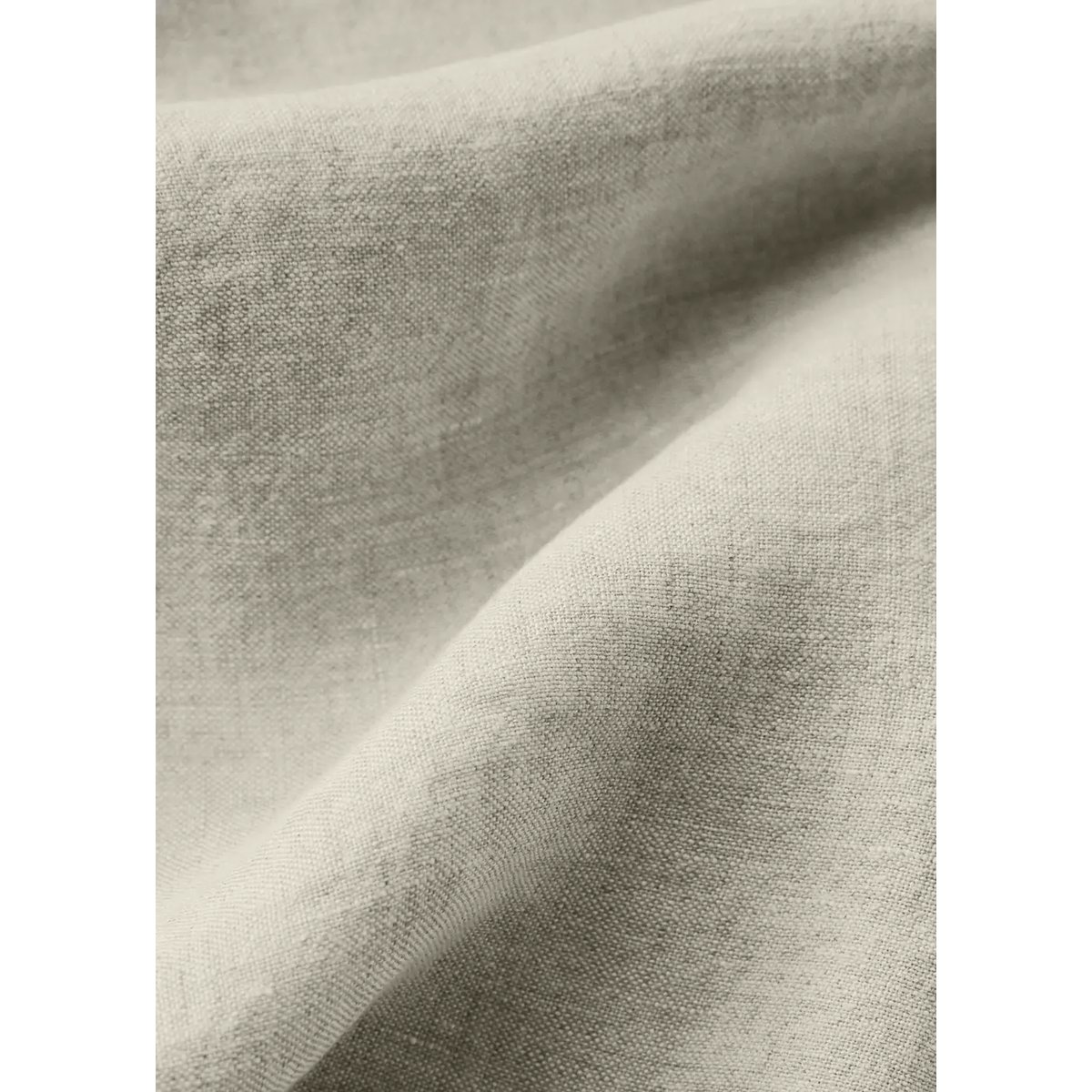 Drap-housse lin lavé lit 135 cm sable, MANGO HOME