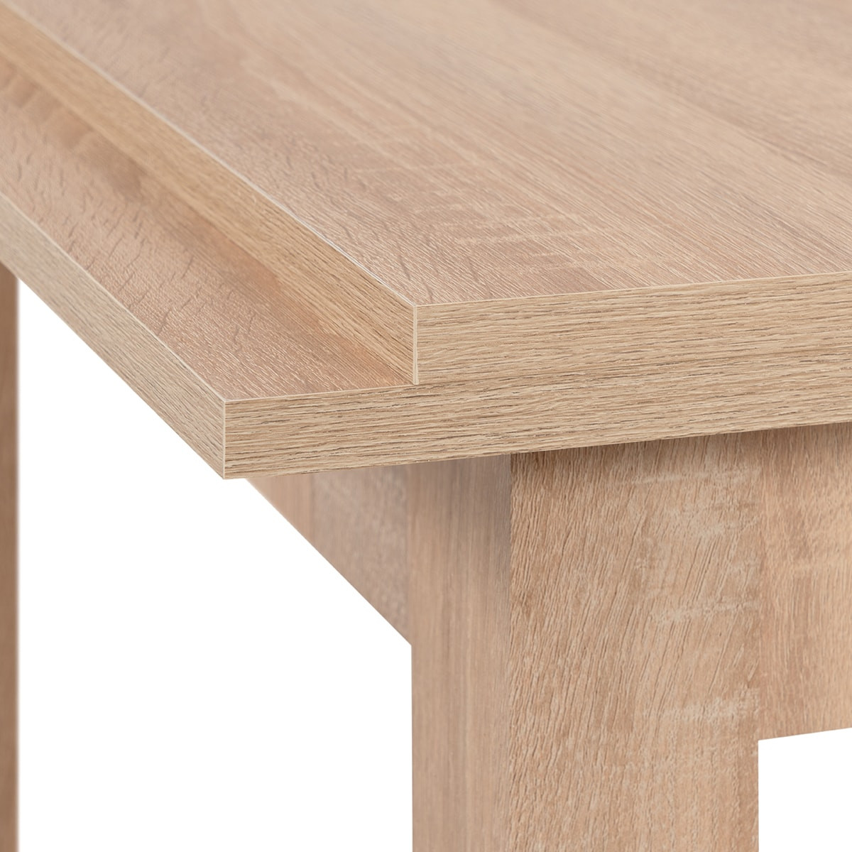 Table à manger extensible 6/8 places effet chêne - LOUCA chêne, HOMIFAB