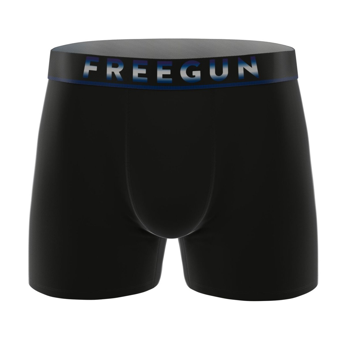 Lot De 4 Boxers Signature vert/noir/navy, FREEGUN