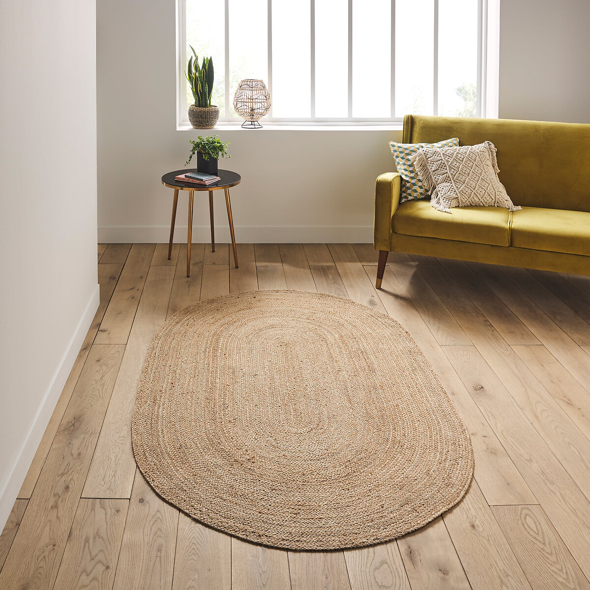 Tapis ovale en jute, Aftas naturel, LA REDOUTE INTERIEURS