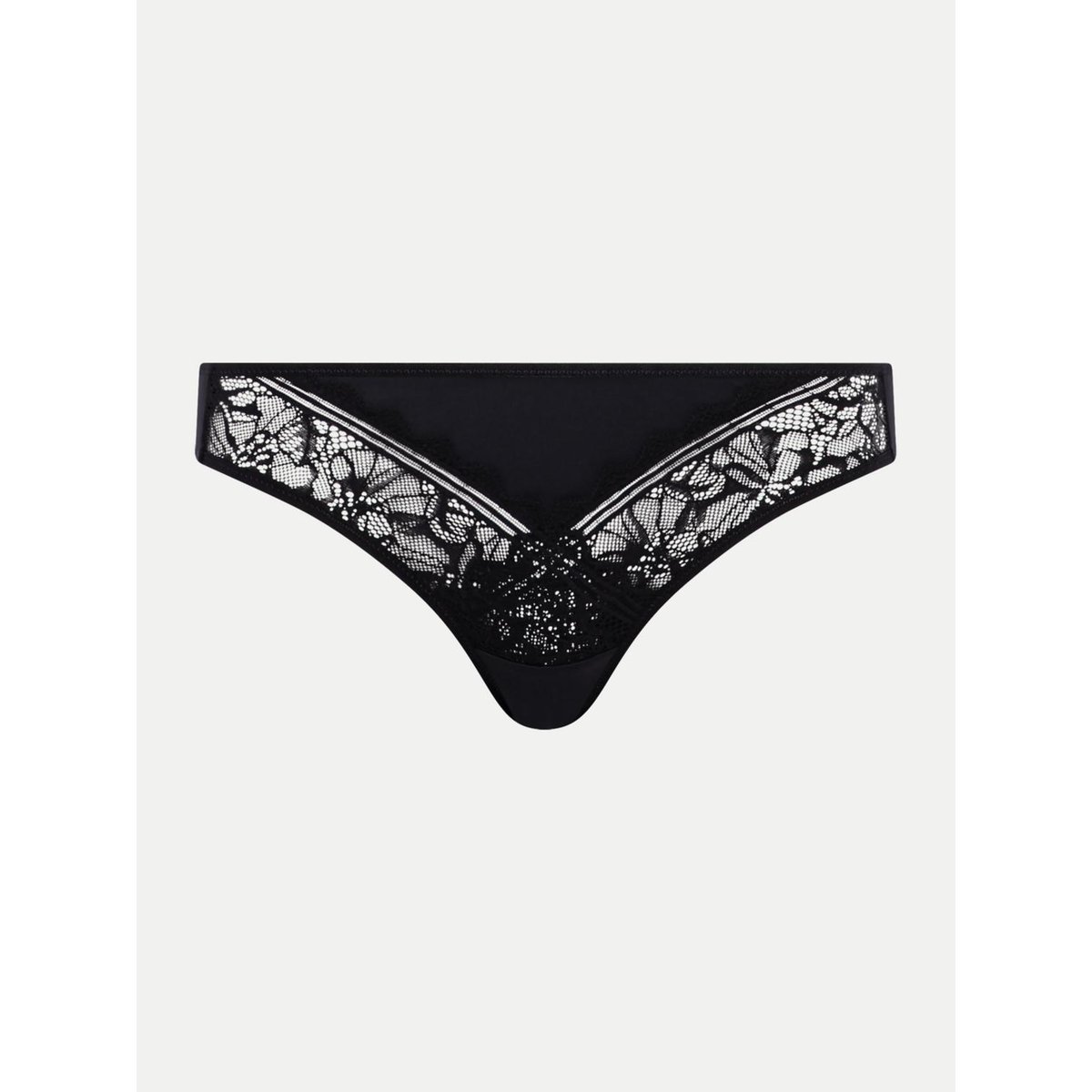 Slip évolutif FLORAL TOUCH noir, CHANTELLE