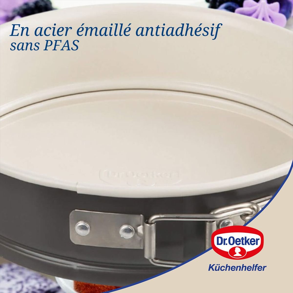 Set de 3 mini moules EXCLUSIVE blanc, DR OETKER