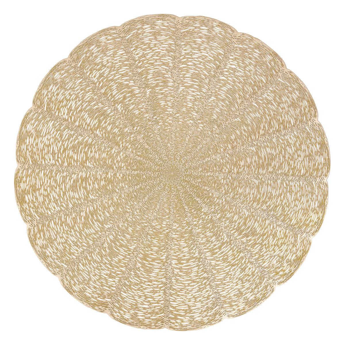 Set de table rond NEST doré, ATMOSPHERA