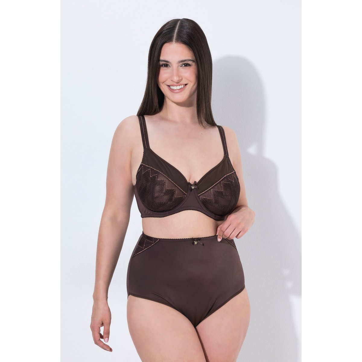 Soutien-gorge à armatures TruYou marron pin, ULLA POPKEN