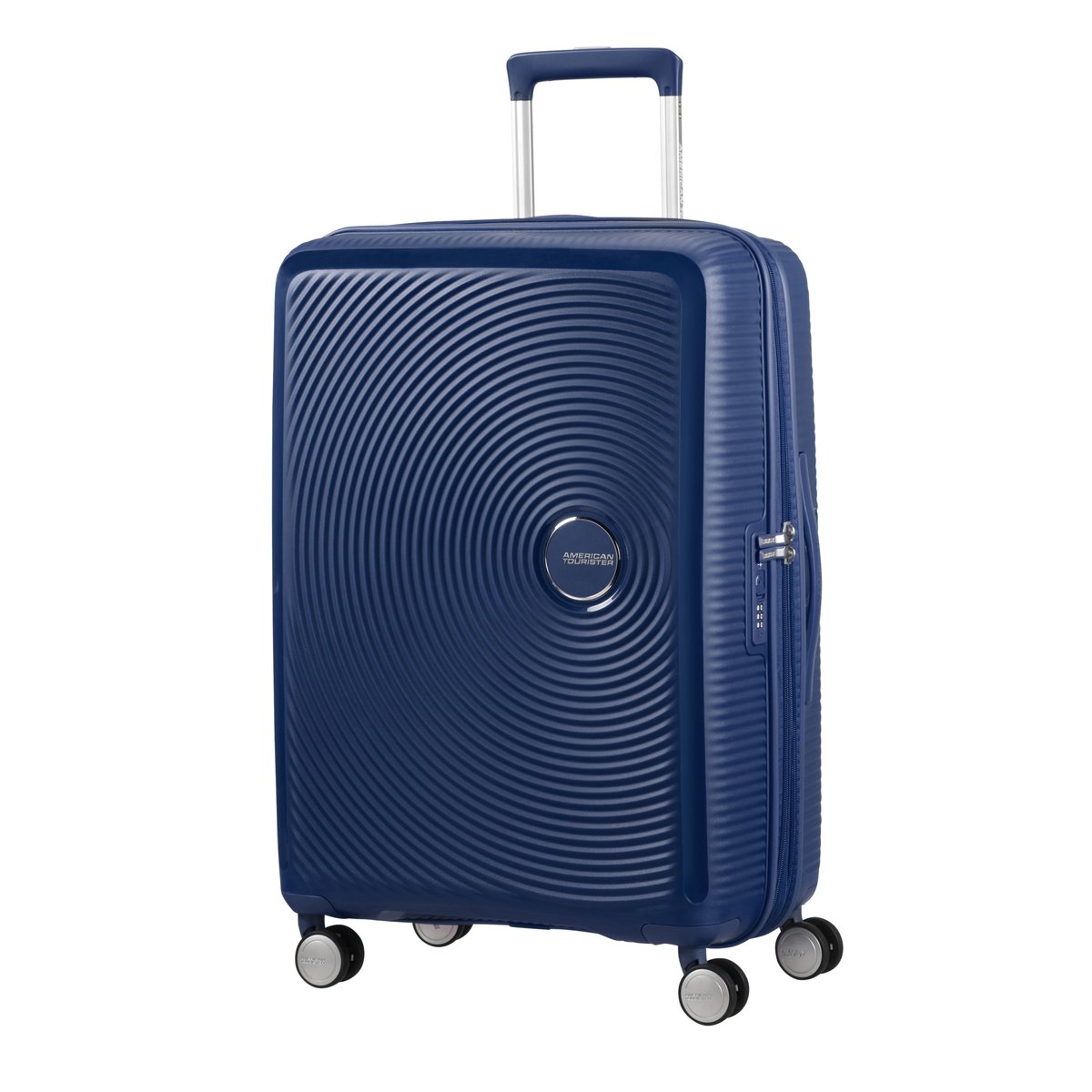 Soundbox valise 4 roues taille M midnight navy, AMERICAN TOURISTER