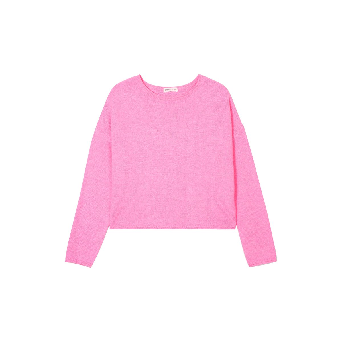 Pull manches longues rose, CACHE CACHE