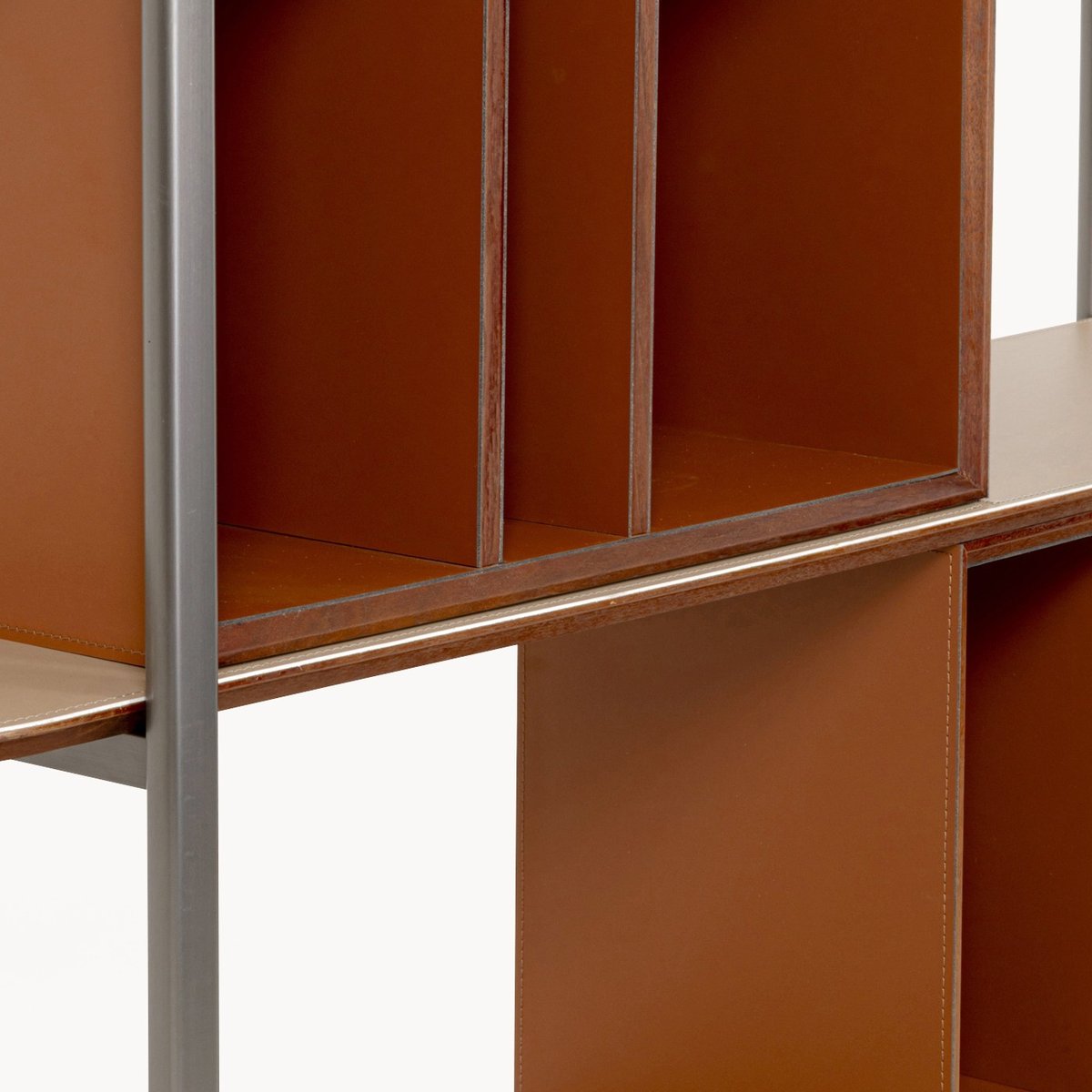 Étagère en simili et noyer, TANGO marron, KARE DESIGN
