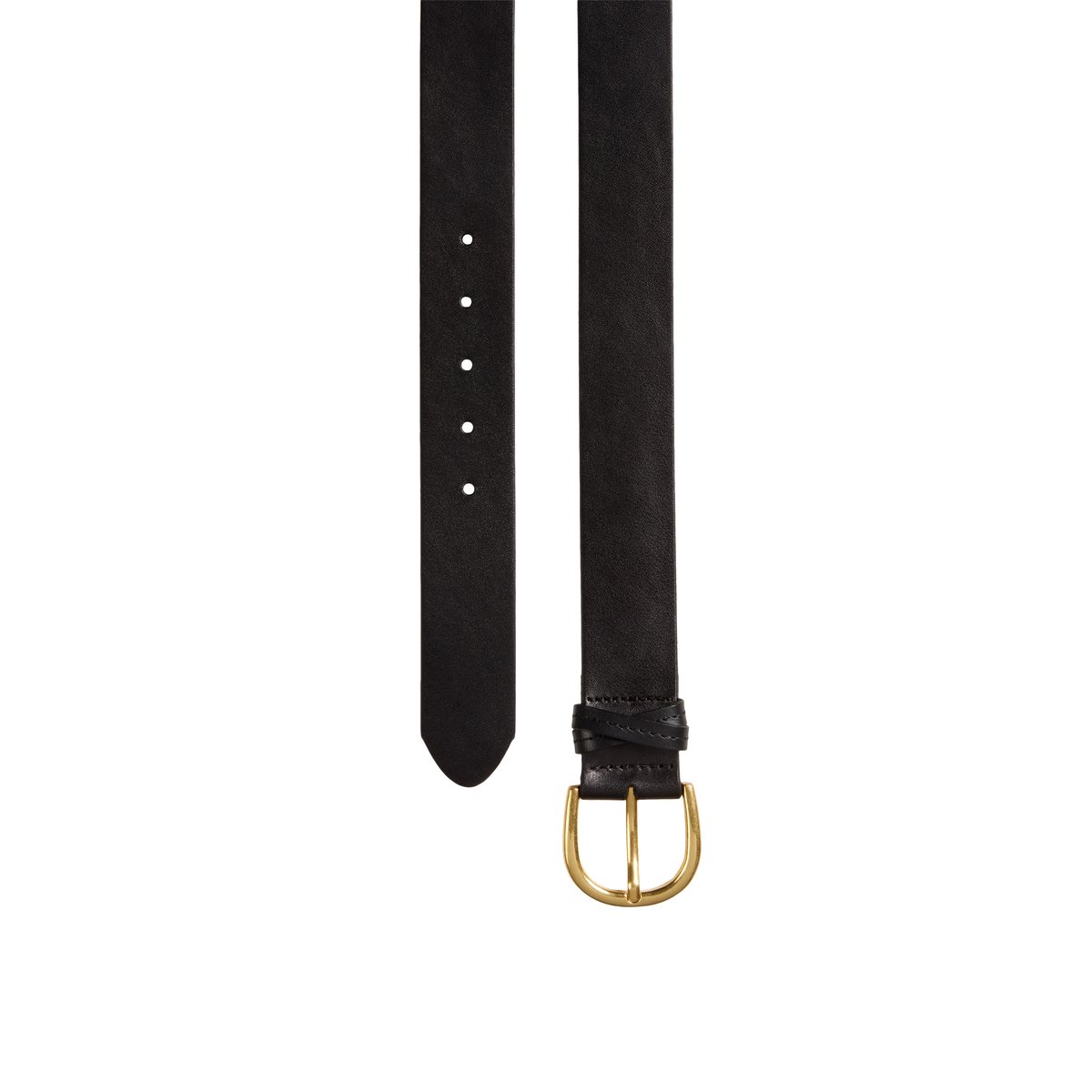 Ceinture modèle Edis en cuir de vache noble noir, MARC O'POLO