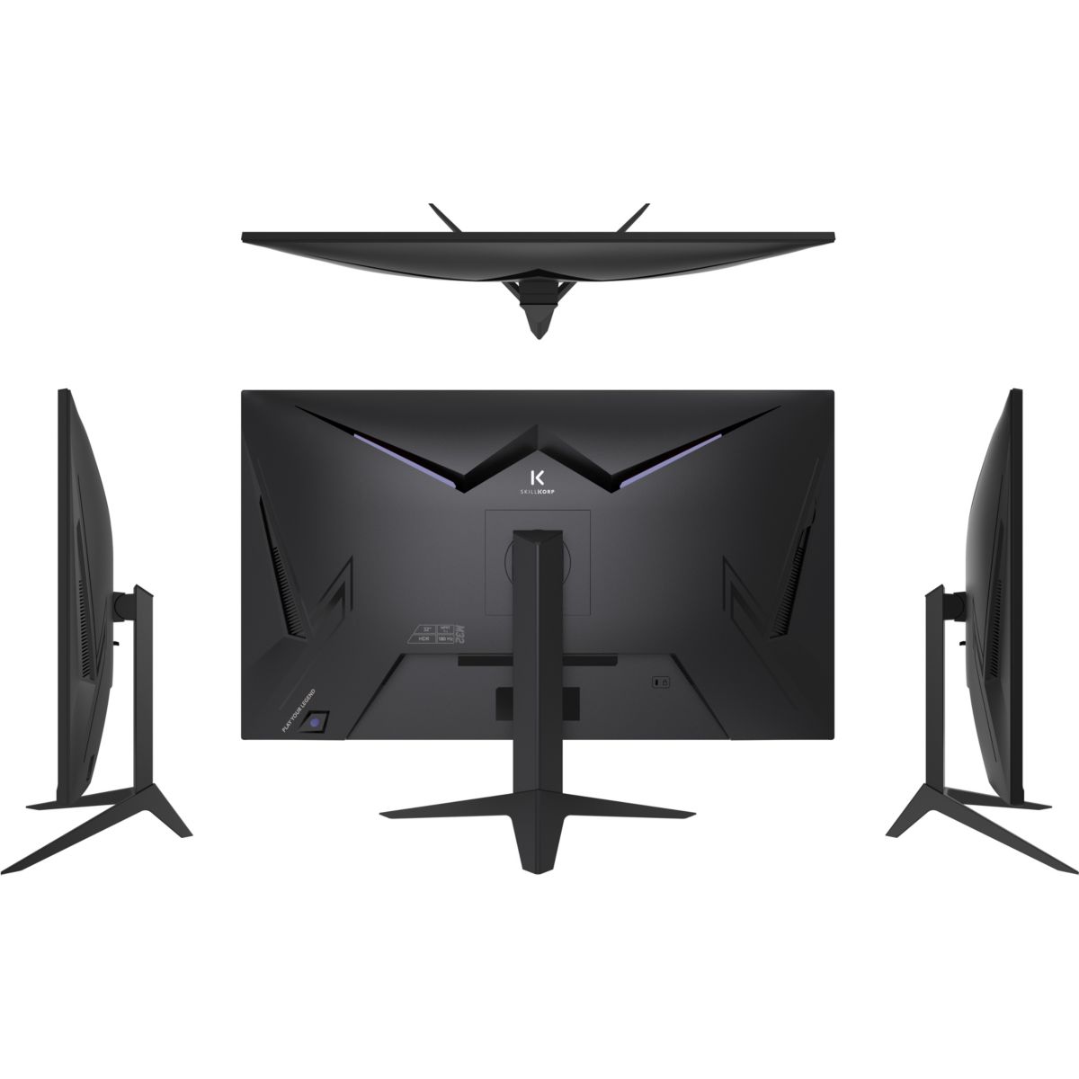 Ecran PC Gamer M32 32" WQHD 180Hz VA AMD FreeSync couleur unique, SKILLKORP