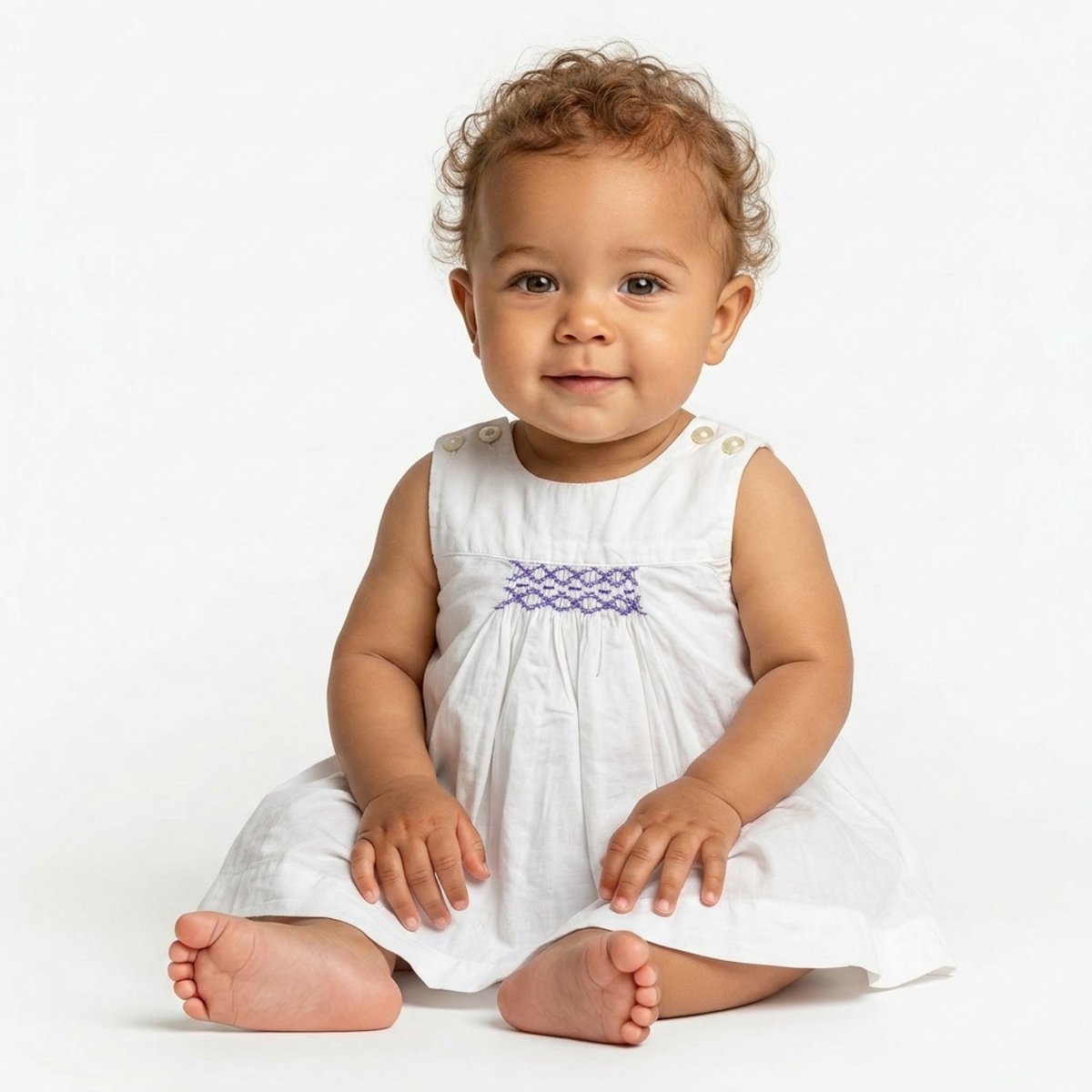 Robe bébé - Très bon état blanc, JACADI