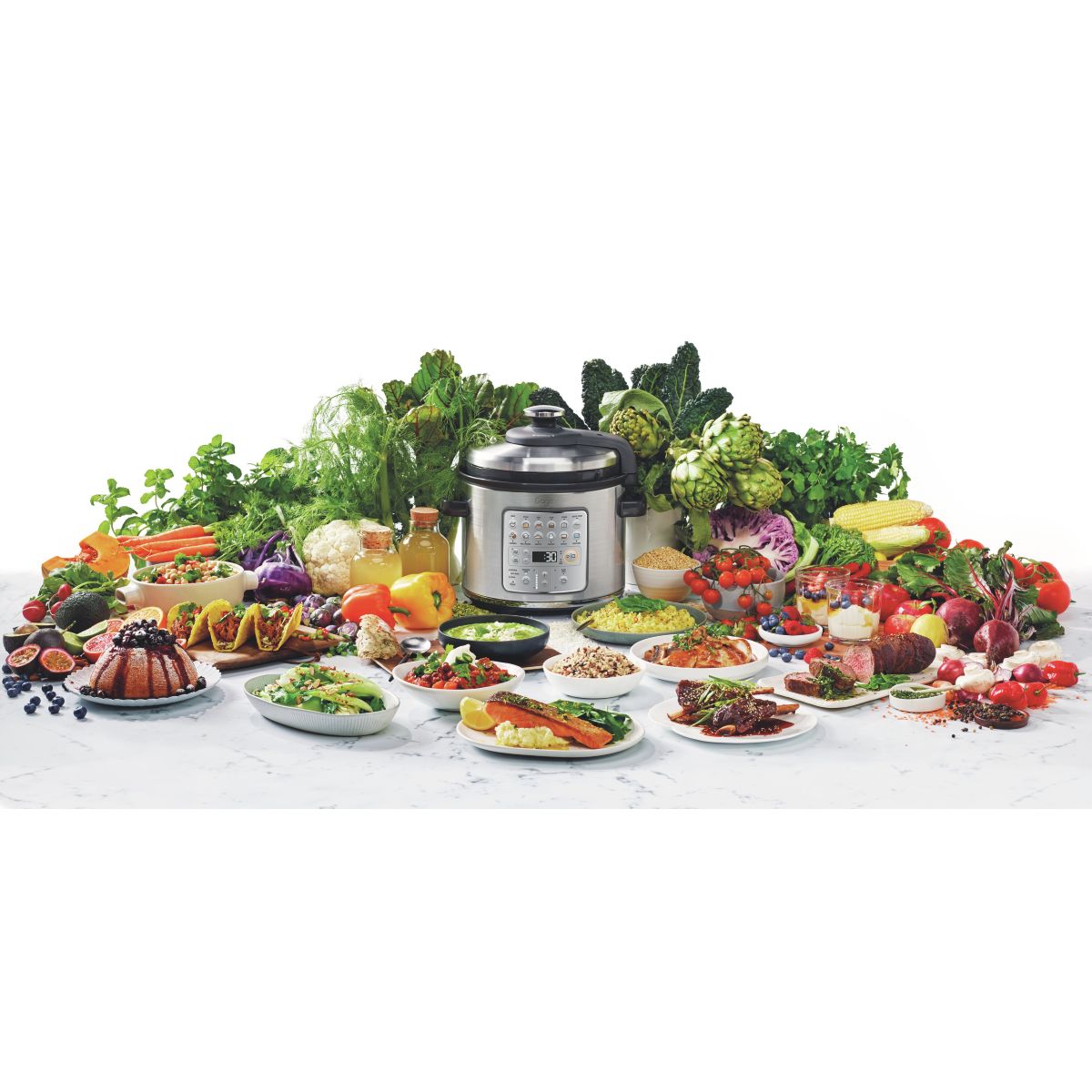 Multicuiseur SPR680BSS2EEU1- The Fast Slow Go argent / métallique, SAGE APPLIANCES