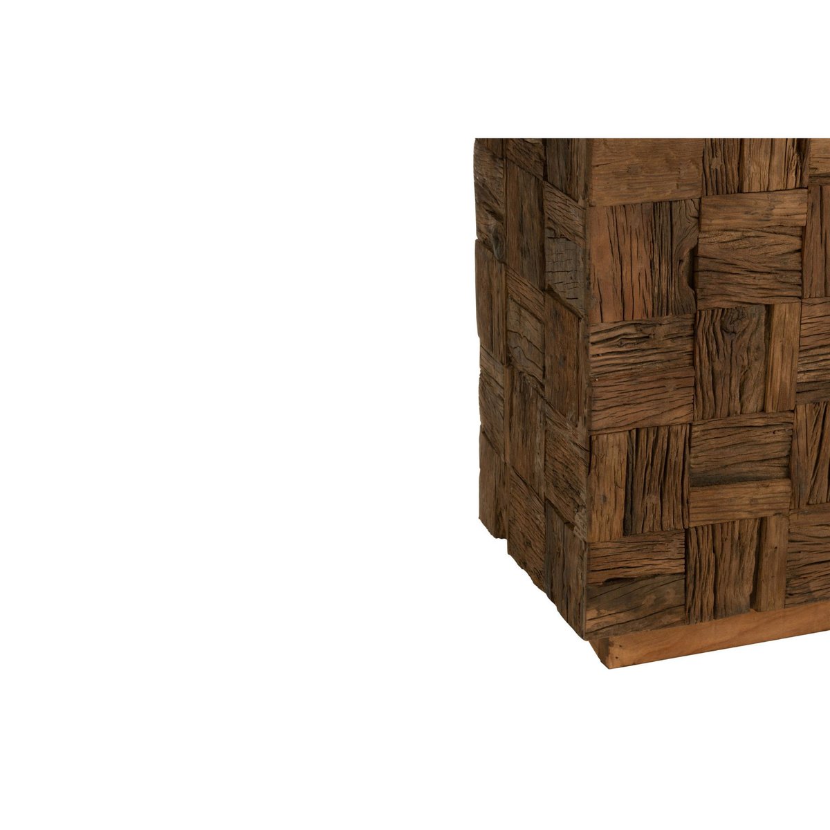 Console en bois foncé recyclé L150 - ICA bois foncé, HELLIN, DEPUIS 1862