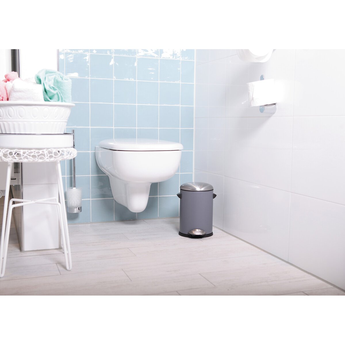 Balde de Pedal Belle Deluxe 3L, EKO cinzento, EKO