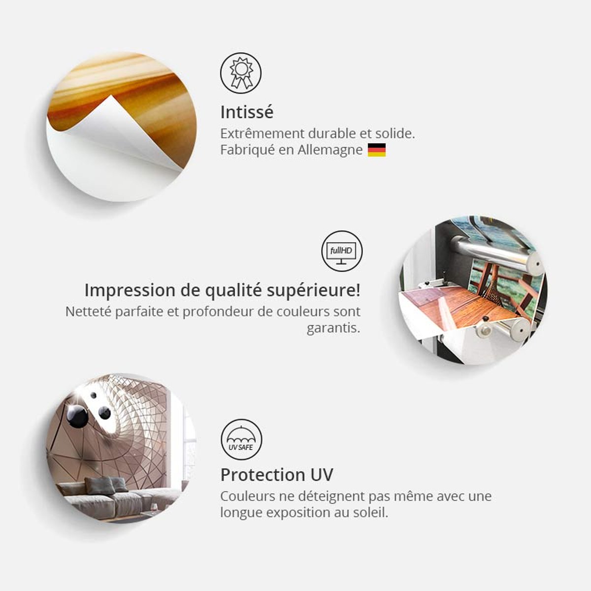 Papier peint intissé panoramique Street art Bicycle Tricks multicouleur, EDEN
