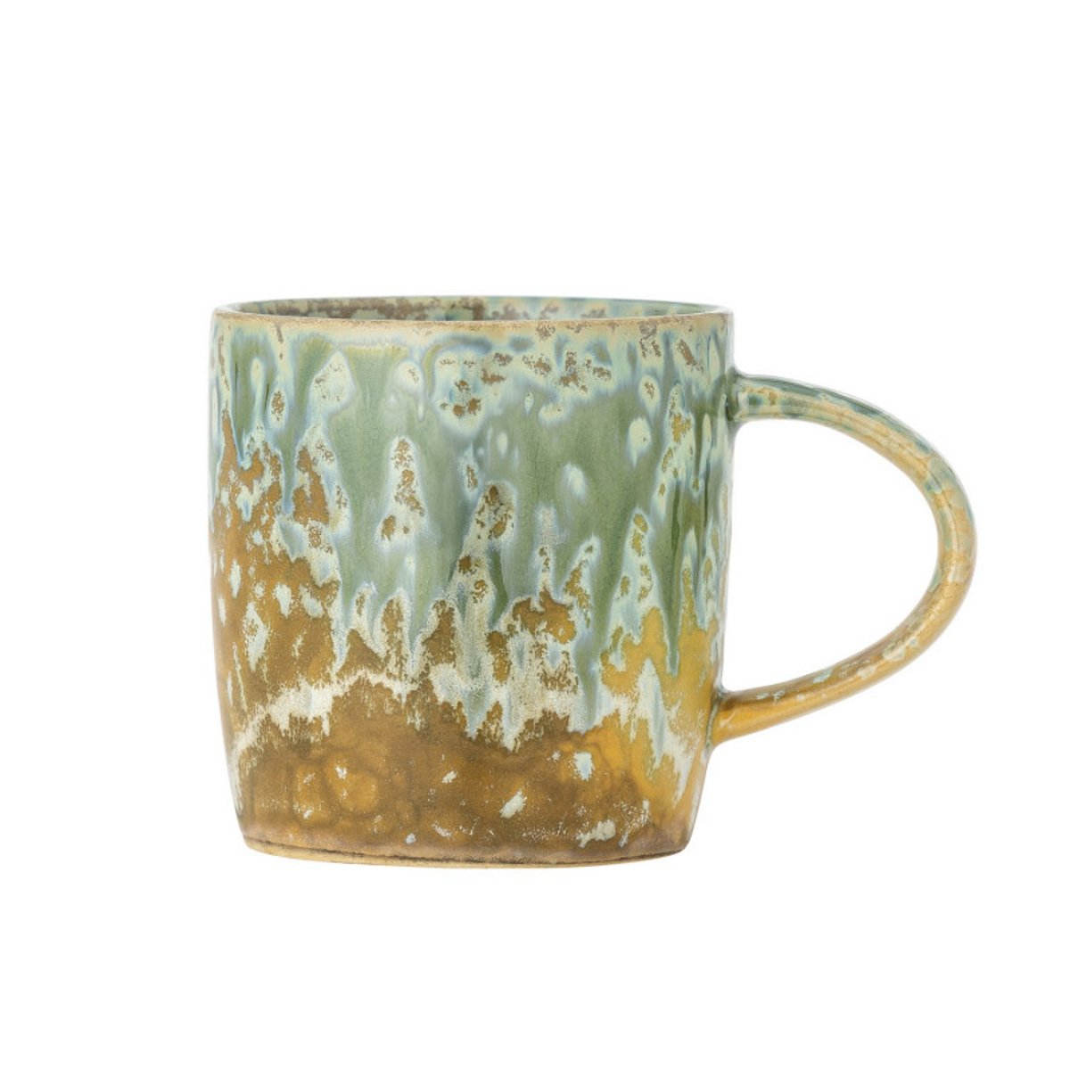 Mug grès couleur Milani vert, BLOOMINGVILLE