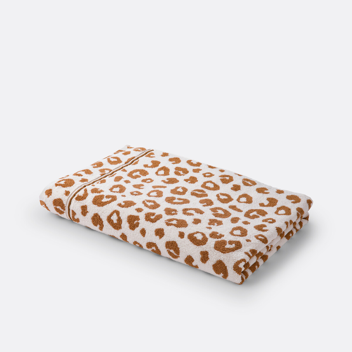 Toalla de baño de rizo, Zani estampado de leopardo, LA REDOUTE INTERIEURS