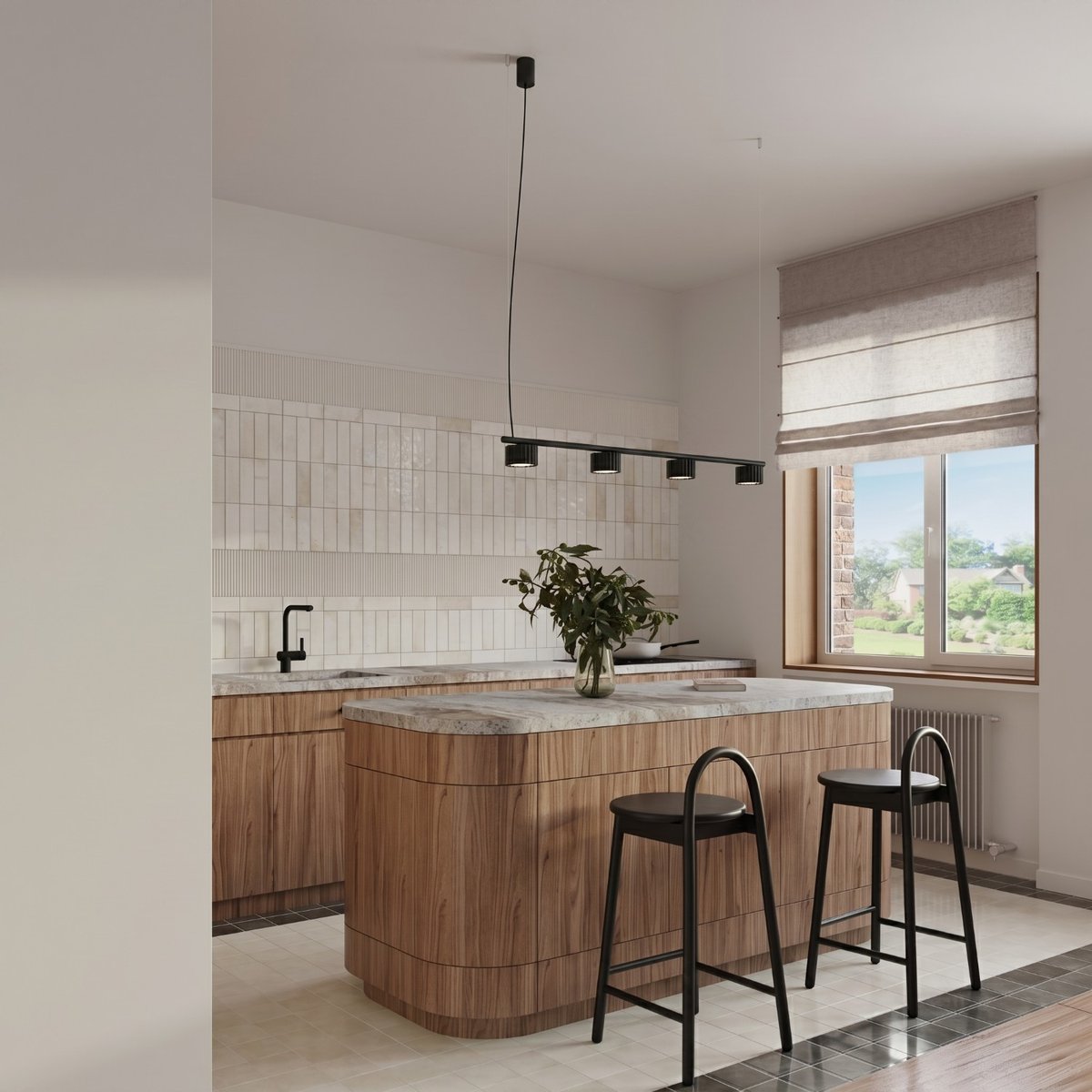 Lustre Aluminium Noir Gx53 4 AURA noir, EDEN