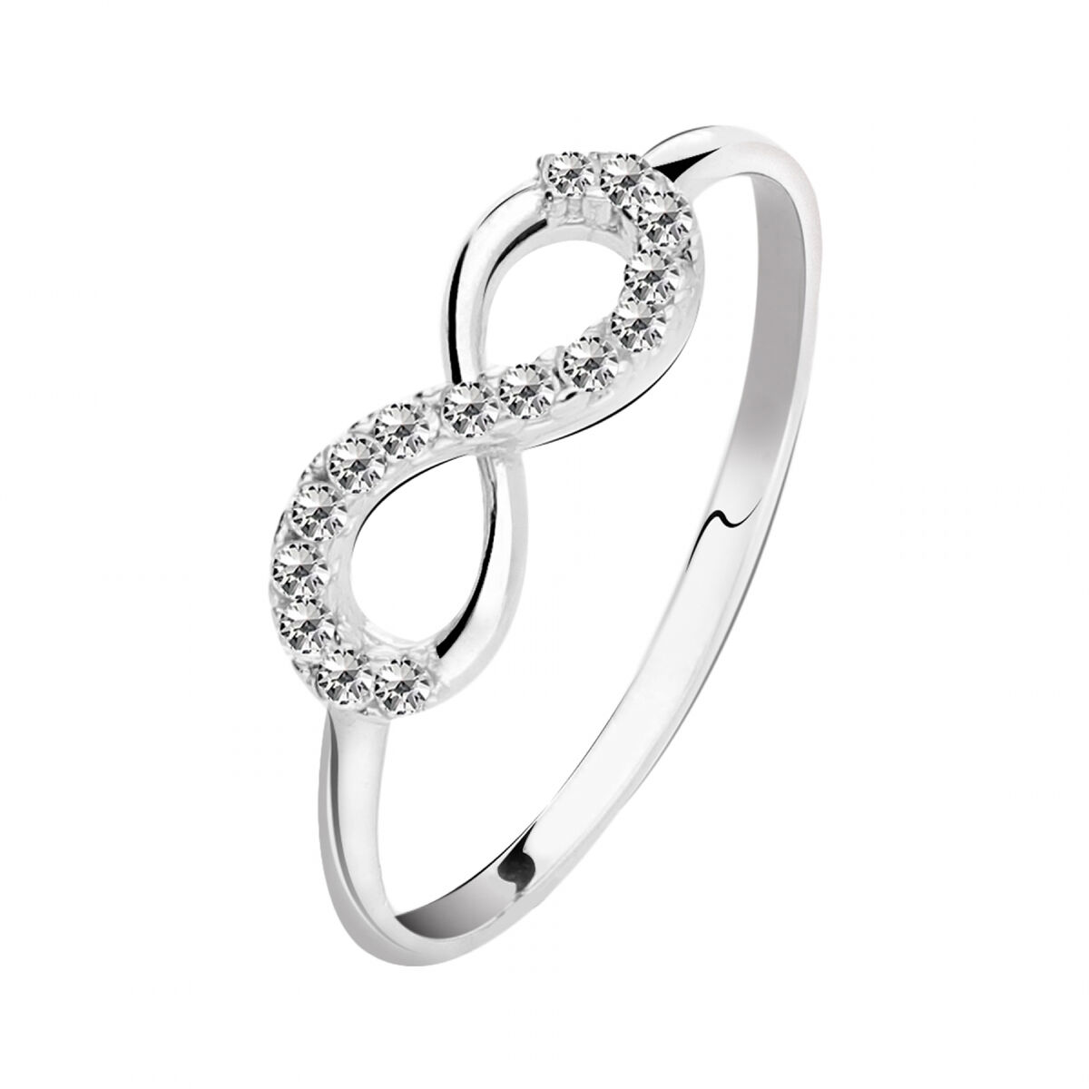 Bague en or blanc 375 B-CLASSIC argent, BLUESPIRIT