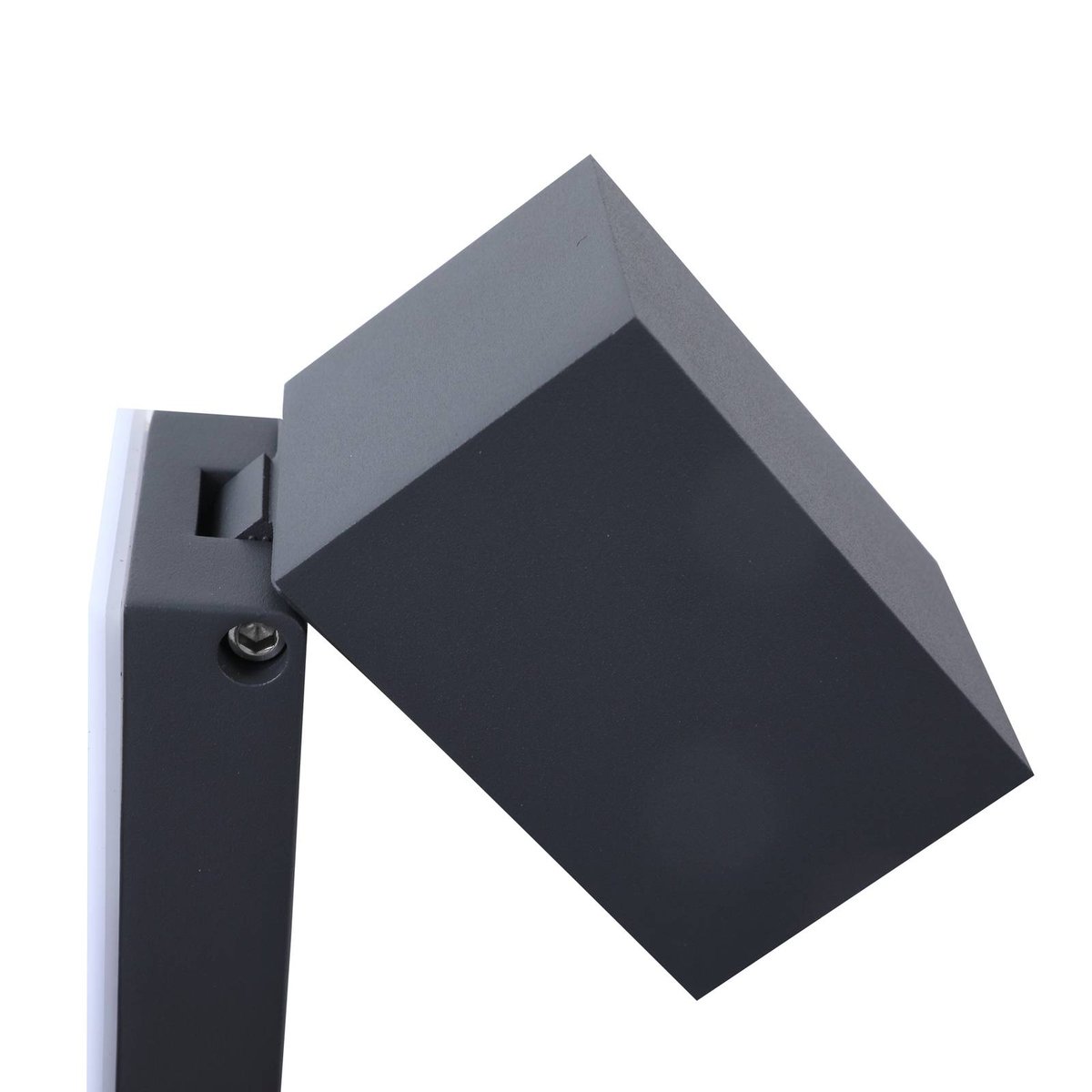 Applique extérieure en aluminium moderne anthracite, LINDBY
